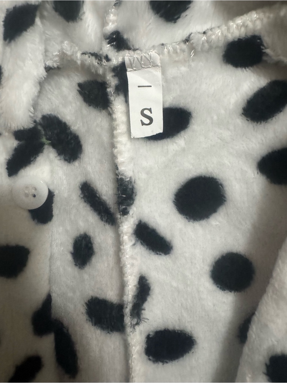 Halloween Dalmatian Costume Adult Outfit Set Collar Nose Ponytail Hole Pockets - Picture 9 of 13